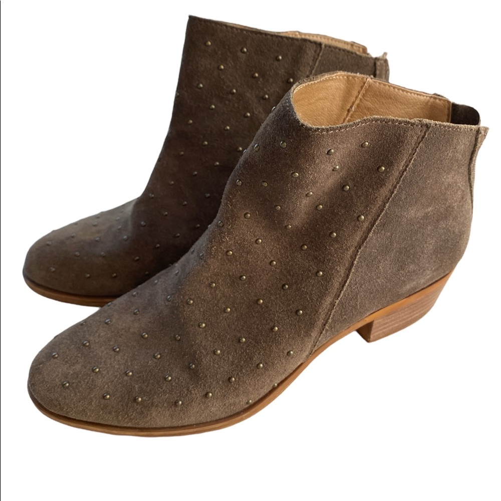 Lucky Brand Short Ankle Suede Boots